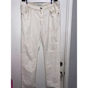Robert Graham Jeans Classic Yates Mens Pants Size 36/32 Off‎ White/Ivory